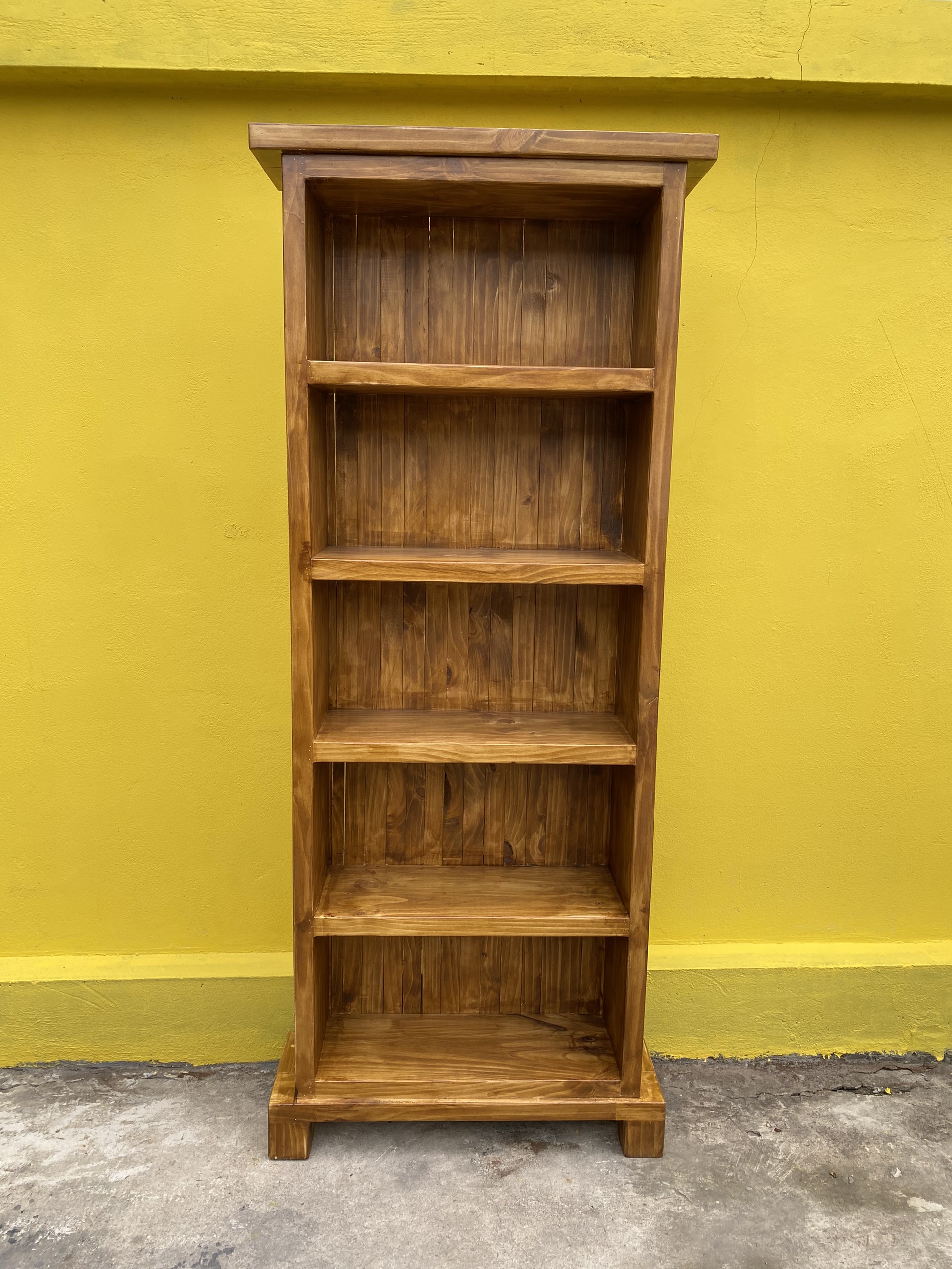 KỆ GỖ 5 TẦNG GỖ THÔNG CAO 190CM NGANG 78CM RỘNG 60CM SÂU 23CM